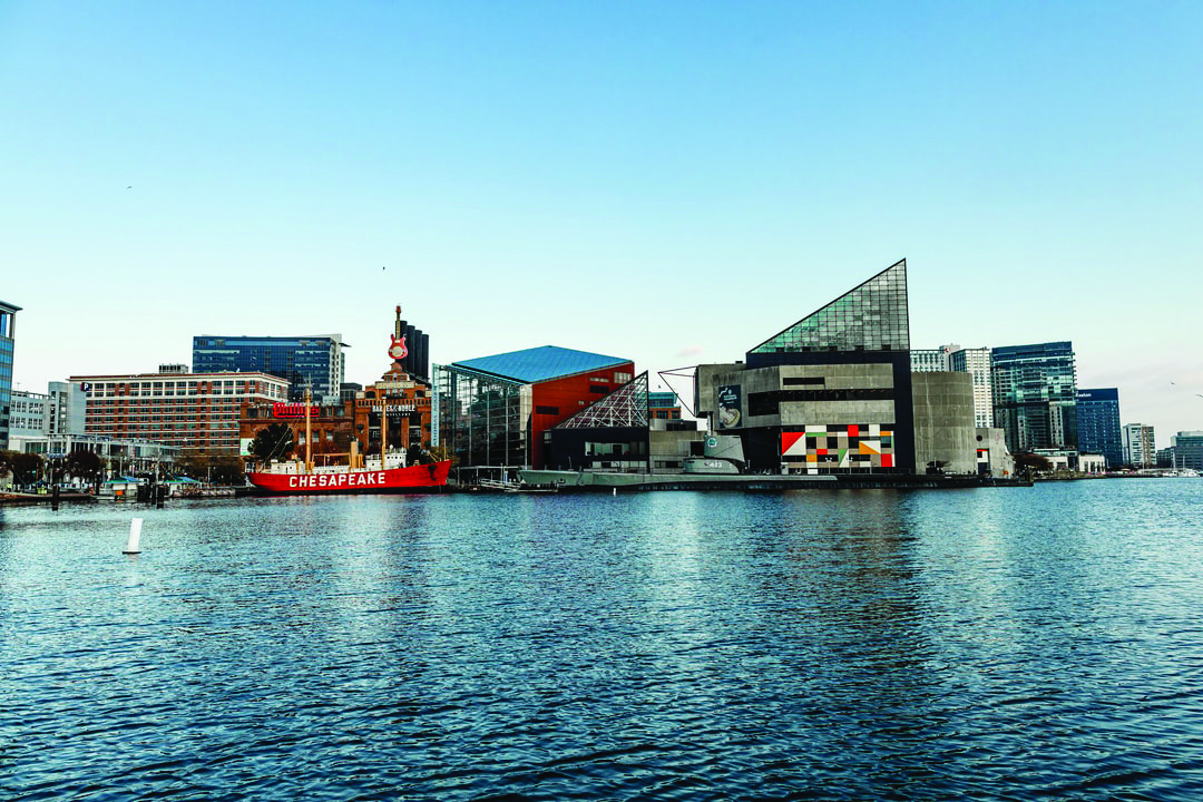 A view of the Inner Harbor from Pier 4